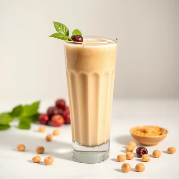 Smoothie Antiossidante al Burro di Arachidi e Latte di Piselli