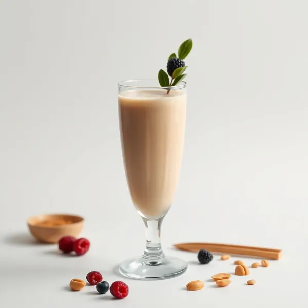 Smoothie di Burro di Arachidi Antiossidante e Latte di Farro