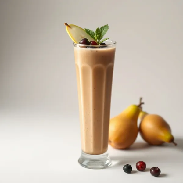 Smoothie de Pera Antioxidante e Café Frio