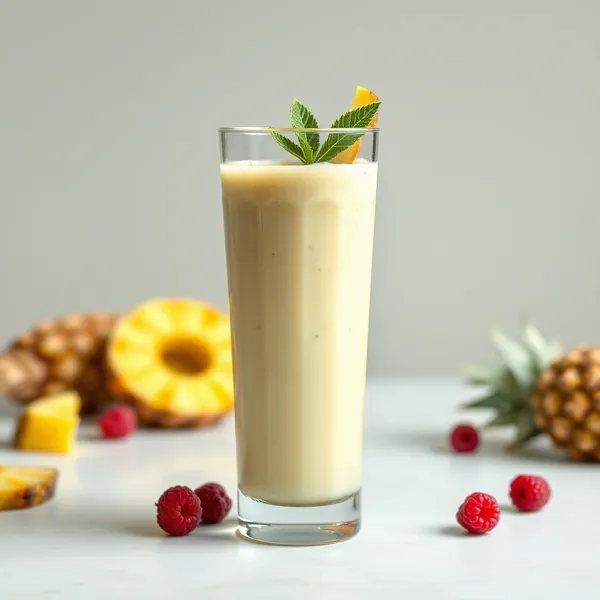 Antioxidant Pineapple Hemp Milk Smoothie