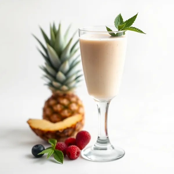 Smoothie Antiossidante all'Ananas e Latte di Farro