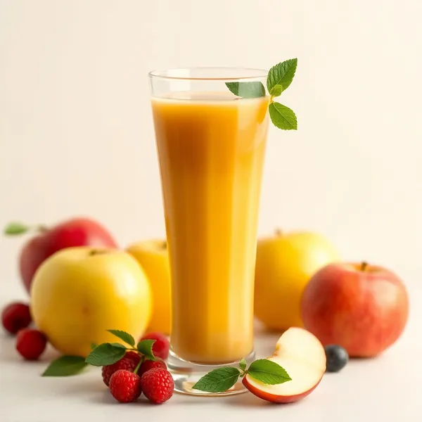 Smoothie de Jus de Pomme et de Protéine Antioxydante