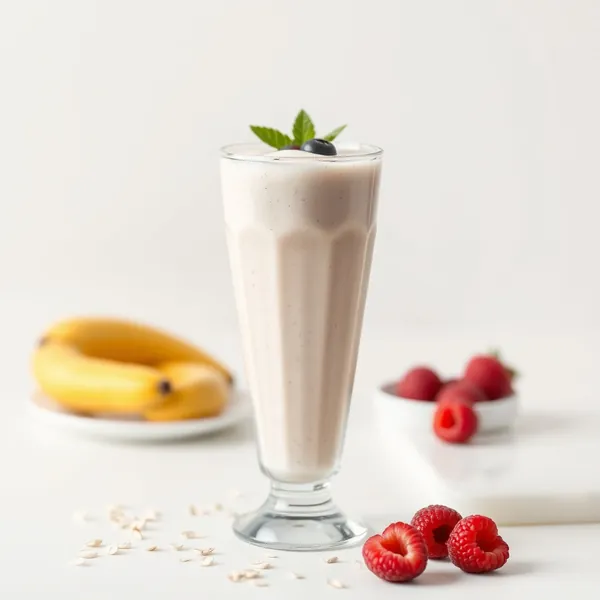 Smoothie au Lait d'Avoine avec Protéine Antioxydante
