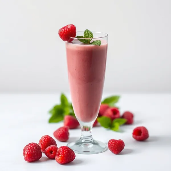 Antioxidant Raspberry Hemp Milk Smoothie