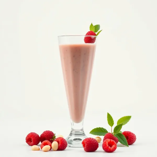 Smoothie Antiossidante di Lampone e Latte di Macadamia