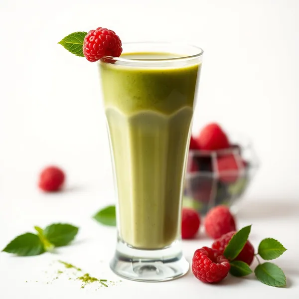 Smoothie Antioxydant Framboise Matcha