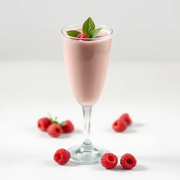 Antioxidant Raspberry Rice Milk Smoothie