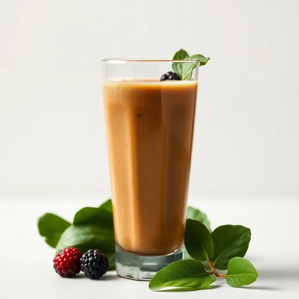 Batido Antioxidante de Espinacas y Café Frío