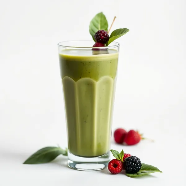 Smoothie Antioxydant aux Épinards et Matcha