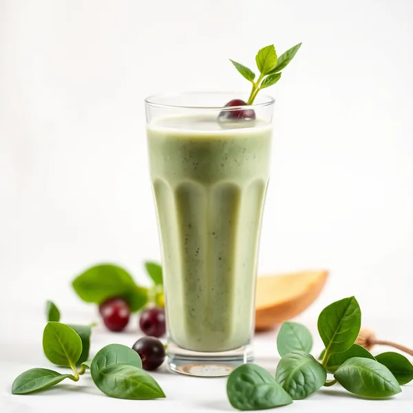 Smoothie Antioxydant aux Épinards et Pois