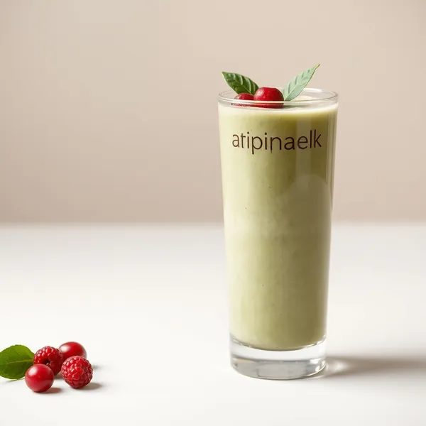 Smoothie Antiossidante di Spinaci e Latte di Farina d'Avena