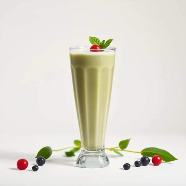 Antioxidant Spirulina Pea Milk Smoothie