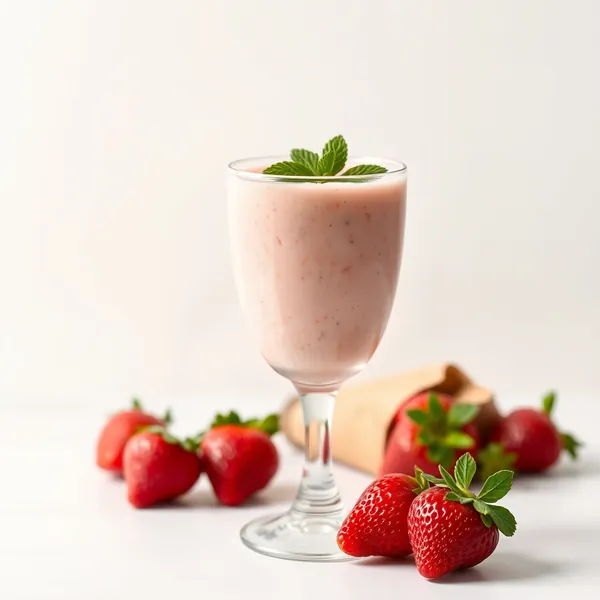 Frullato Antiossidante di Fragola e Kefir