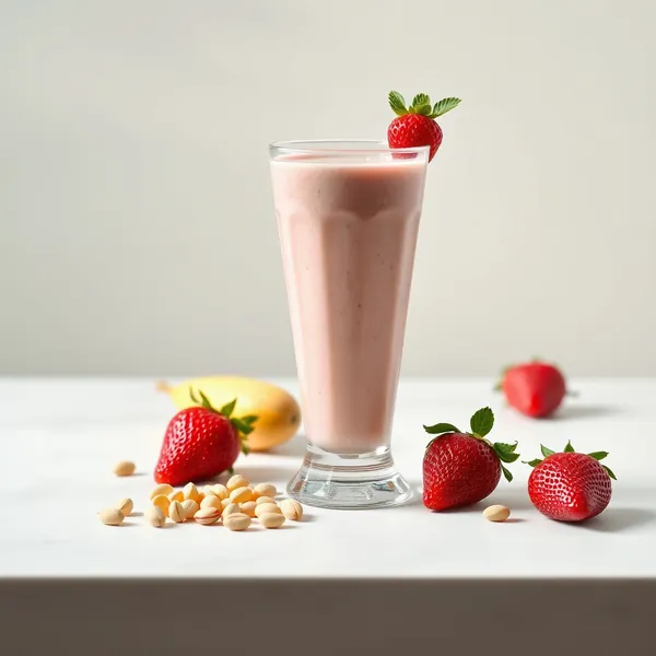 Antioxidant Strawberry Pistachio Milk Smoothie