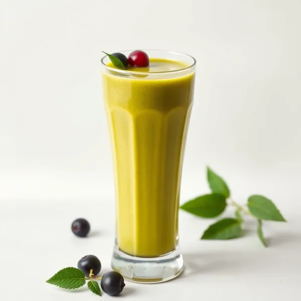 Smoothie Antioxydant au Curcuma et Matcha