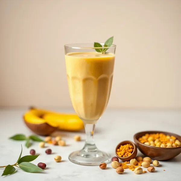 Antioxidativer Kurkuma-Pistazien-Smoothie