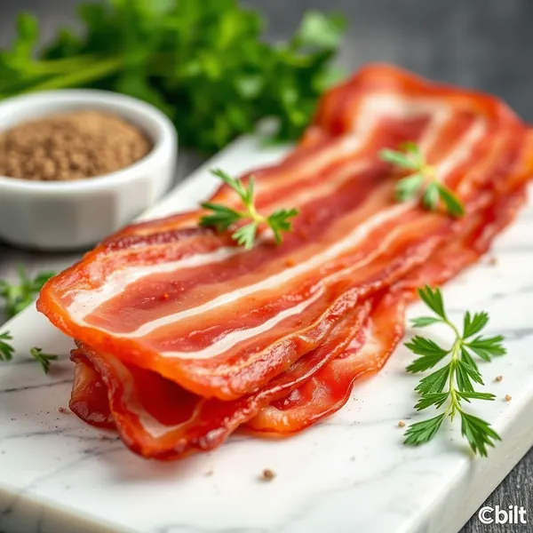 Apfelholzgeräucherter Bacon