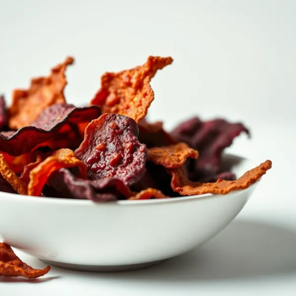 Baked Beet Chips