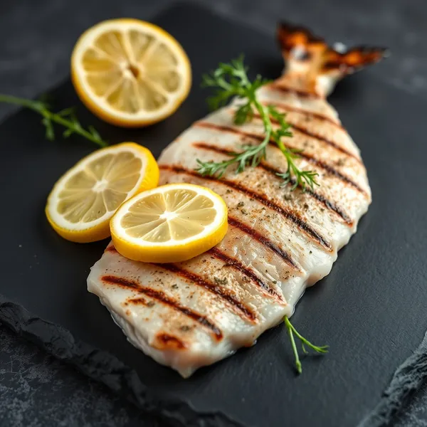 Gegrilltes Barracuda-Filet