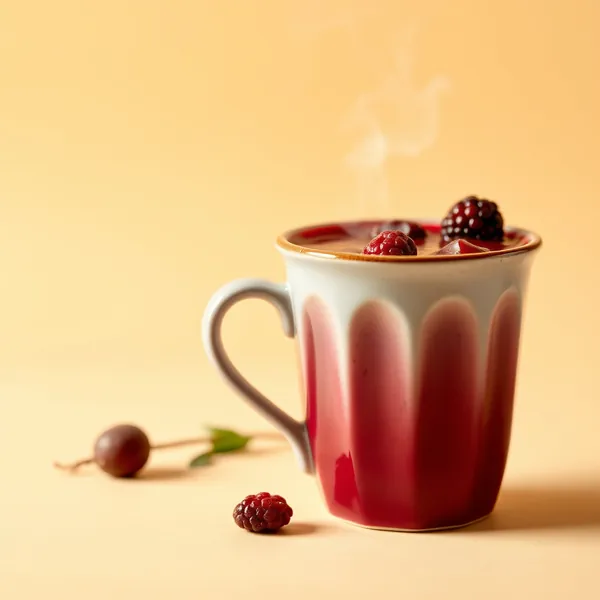Rote Beete und Beeren Saft