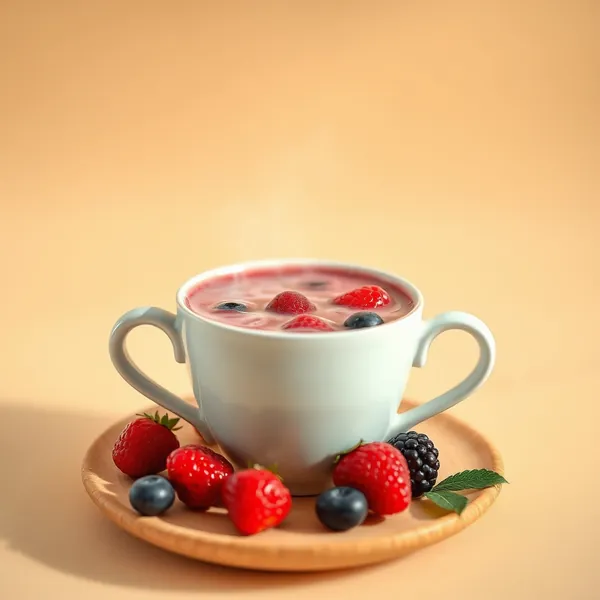 Agua de Coco con Bayas