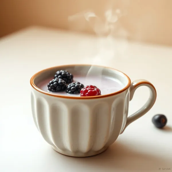 Leche de Avena con Bayas