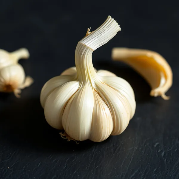 Gekochter Knoblauch