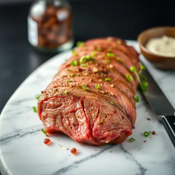 Geschmorte Bisonbrust