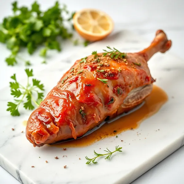 Braised Bison Drumstick