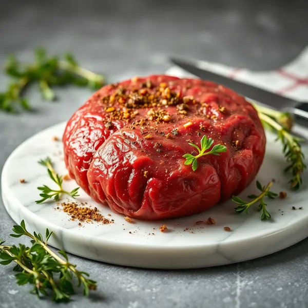 Braised Bison Round