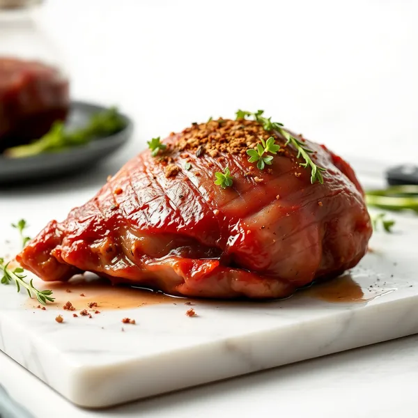 Braised Bison Thigh