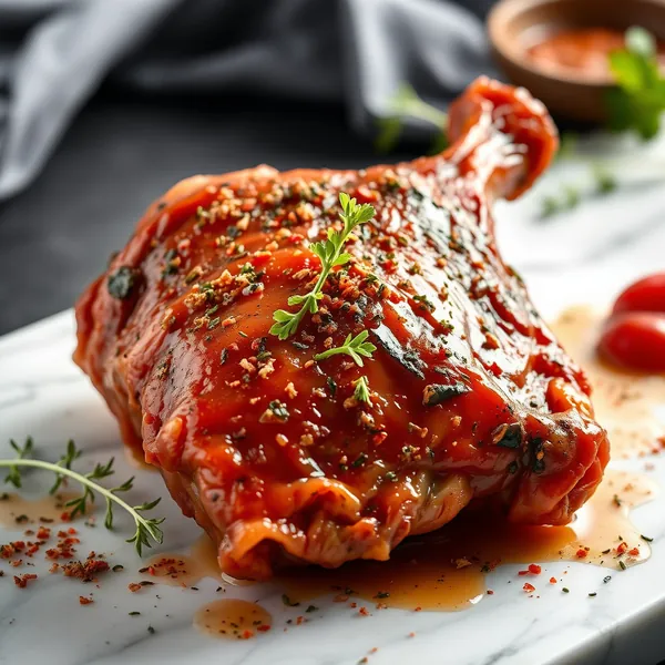 Braised Bison Wing
