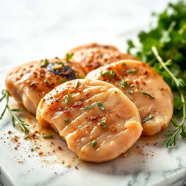 Molejas de Frango Guisadas