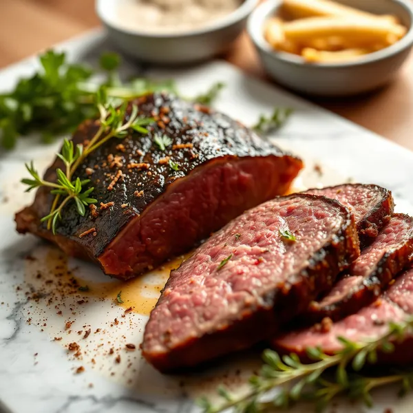 Braised Goat Flank