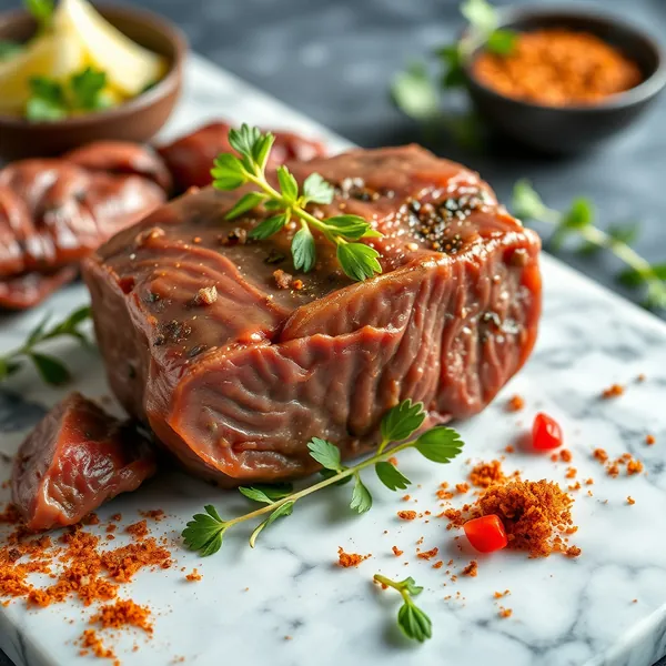 Braised Goat Liver