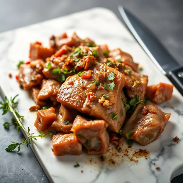 Braised Goat Skirt