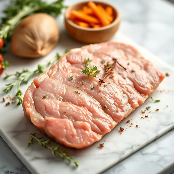 Braised Pheasant Flank