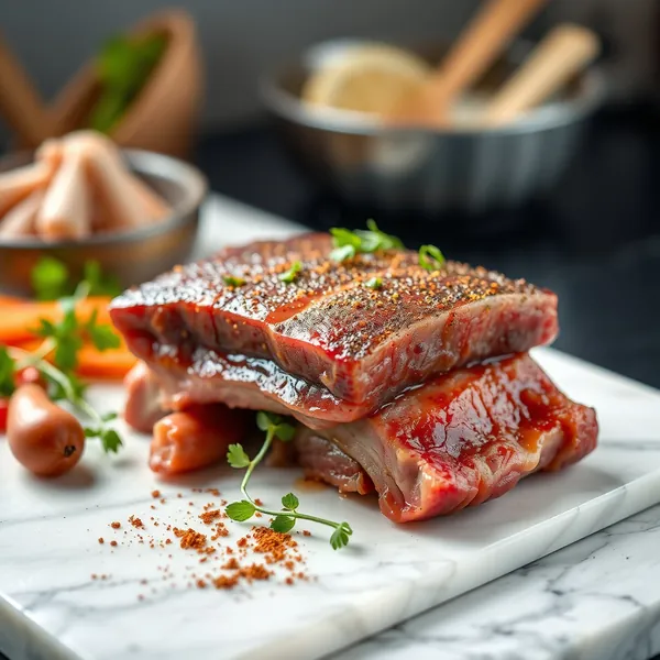 Geschmorte Schweinerippchen