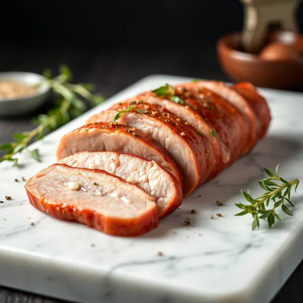 Geschmorter Schweinefilet