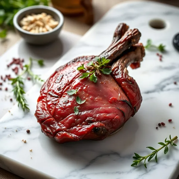 Braised Venison Heart