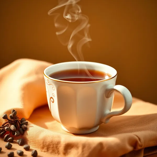 Brewed Hot Rooibos Tea