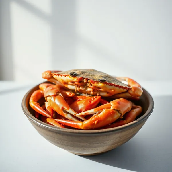 Dungeness-Krabben aus der Dose
