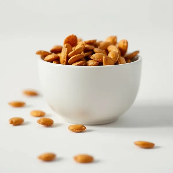 Snack aus Kürbiskernen mit Käse