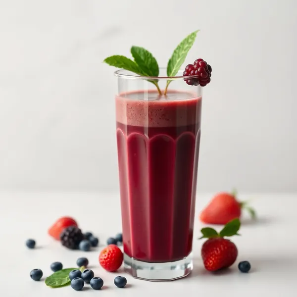 Smoothie Froid d'Açaï et Café Froid