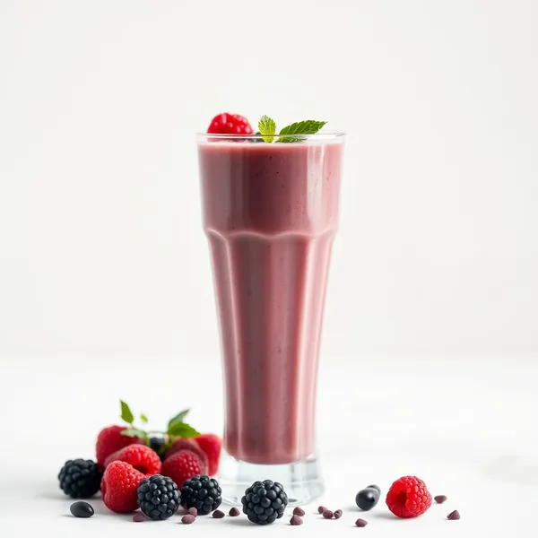 Chilled Acai Hemp Milk Smoothie