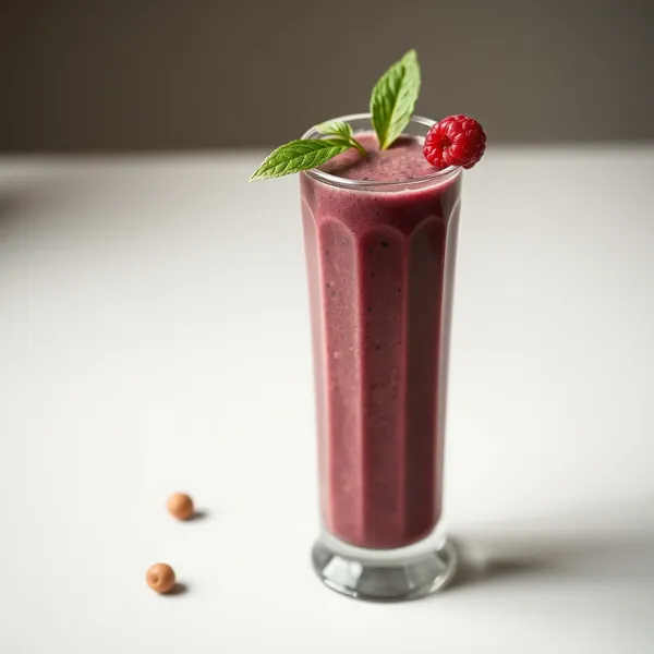 Chilled Acai Macadamia Milk Smoothie