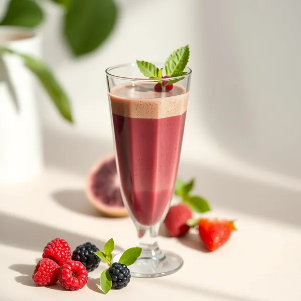 Chilled Acai Matcha Tea Smoothie