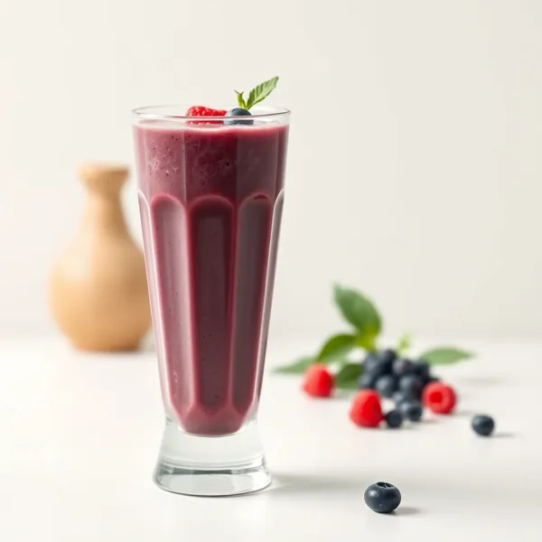 Batido Frío de Acai y Leche de Espelta