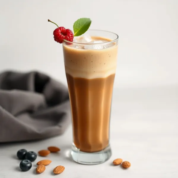 Smoothie Freddo al Burro di Mandorle e Caffè Freddo