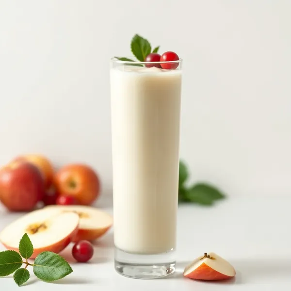 Chilled Apple Kefir Milk Smoothie